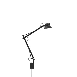 Dedicate Wall Lamp настенный светильник Muuto Black - S2 DEWALS201