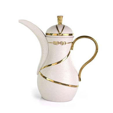 Dressage white & gold dallah thermos 0.5 litre кофейник, Villari