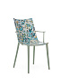05919VM Kartell Her Highest Highness Кресло HHH Graphic Impression, зелёный/кремовый — фото 3