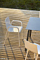 Stack Садовый стул из полиуретана с подлокотниками GANDIABLASCO