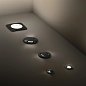 Уличный встраиваемый светильник Way FI D90 ROUND TRIPLE Ideal Lux 351575, черный — фото 1