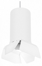 RP6486486 Lightstar Rullo подвесной светильник черный с лепестковым отражателем