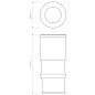 1201007 Terra 42 LED Astro lighting почвенный светильник анодированный алюминий — фото 2