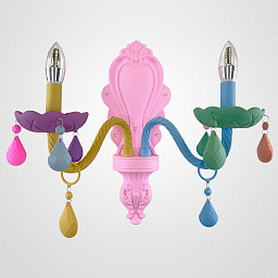 RAINBOW-WALL01 Imperiumloft Rainbow настенный светильник с тремя цветными плафонами