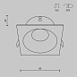 DL033-2-01B Maytoni Zoom Встраиваемый светильник 10W Черный — фото 6