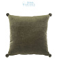 110349 Pillow Salgado green velvet 50 x 50 cm Eichholtz