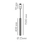 Подвесной светильник HOLE TUBE 25 5.30 B Led Technology — фото 1