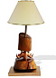 Bronze Double Head Rhino Lamp настольная лампа House of Avana AACI-DLRTL-0041