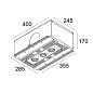 100076 9020 B Delta Light SPLITBOX 3 Spy 52 Tw встраиваемый точечный светильник — фото 1