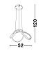 9104721 TRUNO Novaluce светильник LED 60Вт 230В 3045Lm 3000K IP20 — фото 4