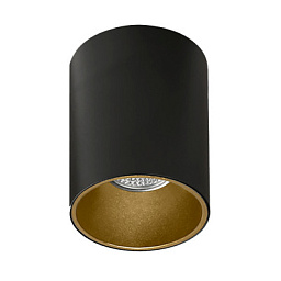 P37920NOS ACB Iluminacion Soul потолочный светильник с трубчатым корпусом чёрно-золотого цвета
