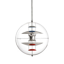 VP GLOBE - 40 - Suspension/réflecteurs blanc, bleu et orange