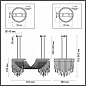 5420/48L Odeon Light Afina светильник на штанге 24W 2239lm 3000K — фото 4