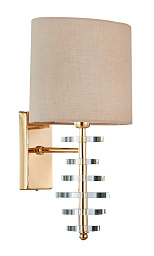 ARMANDO AP1.2 GOLD Crystal Lux ARMANDO GOLD настенное бра с текстильным абажуром и золотым декоративным держателем