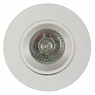 встраиваемый потолочный светильник с круглым отражателем и направленным потоком света