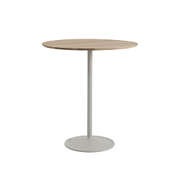 SOTAB95R30502 Muuto Soft барный стол круглый дубовый серый d95x105 см
