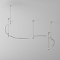 TRX154-2SR-D1500-PT Maytoni Busbar trunkings Flarity Шинопровод накладной/подвесной Платина — фото 4