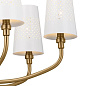Adeena 26.75" 6 Light Chandelier Brushed Natural Brass люстра 52508BNB Kichler — фото 8