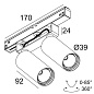 23318 9225 B Delta Light PR SPLITLINE M20/M26H - трековый светильник Spy 392 — фото 1