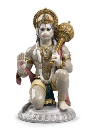 Фарфоровая статуэтка бога-обезьяны Ханумана Hanuman Lladro 01009293