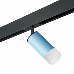 PRO43531 Lightstar Rullo трековый светильник голубого оттенка с цилиндрическим корпусом для однофазного шинопровода