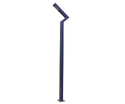 Парковый светильник Kink Light Сания с синей подсветкой 09203-F(220V/Solar),16(05)
