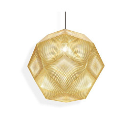 ETS03B50-PEUM1 Tom Dixon Etch подвесной светильник в форме геометрического шара из латунных панелей