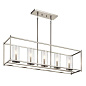 Crosby 13.75" 5 Light Linear Chandelier with Clear Glass Brushed Nickel люстра 43995NI Kichler — фото 1