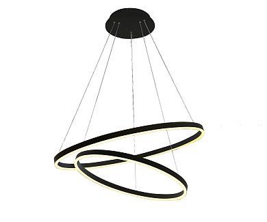 Люстра Kink Light Тор черный d80+60 08220,19A(4000K)