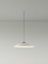 HEADHAT PLATE CIRCULAR METAL CANOPY WHITE BUILT-IN (NOT DIMM
