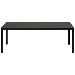 70318 Muuto Workshop обеденный стол прямоугольный черный линолеум 92x200 см