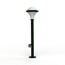 Dallas N° 8; Opal polycarbonate E27 75W Plug; Fir green