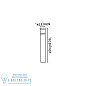 71300 PLIM-2 LED Dark grey beacon lamp светильник для дорожек Faro barcelona — фото 1