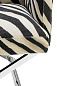 110198 Chair Dawson zebra print кресло Eichholtz