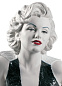 1009131 Lladro Marilyn Monroe фарфоровый бюст женщины с волнистыми волосами — фото 1