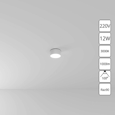 A7312PL-1WH Arte Lamp Fado потолочный светильник LED 1х12W 1000Lm 3000K