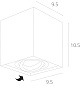 A5544PL-1WH Arte Lamp Factor точечный накладной светильник GU10 1х50W — фото 3