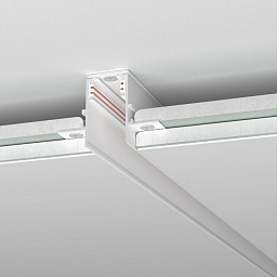a067503 Elektrostandard Slim Magnetic прямой соединительный модуль для магнитной трековой системы
