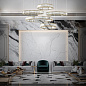 10135/5 Gold Loft it Crystal ring подвесной светильник 55W 19250lm 3000K — фото 2