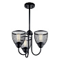 Voclain 12.5" 3 Light Convertible Chandelier/Semi Flush Black люстра 52268BK Kichler — фото 2