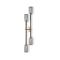 FAROL - applique double/Verre fumé