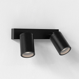1372016 Astro lighting Dartmouth двойной настенный спот с регулируемыми источниками света чёрный