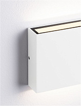 Sandy White Aluminium Glass Diffuser LED 7Watt 220-240Volt 416Lm IP54 3000K L:11.5 W:3 H:9 cm