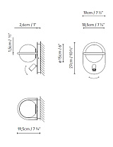 C_BALL W (2L) BRASS 25 x 28 x 44 cm; C_BALL W (2L) BLACK VOL 0,03 m³