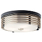 Bensimone 2 Light Flush Mount Black потолочный светильник 43293BK Kichler — фото 1
