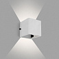 058169 Arlight Светильник LGD-PERAN-WALL-S120x120-6W Warm3000 (WH, 0-80 deg, 230V) — фото 1