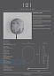 Clam настенный светильник 101 Copenhagen, серый окисленный