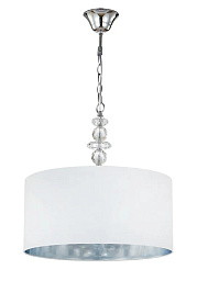 ARMANDO SP4 CHROME Crystal Lux Armando chrome подвесной светильник с цилиндрическим абажуром и хромированной арматурой
