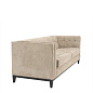 110192 Sofa Aldgate greige velvet диван Eichholtz