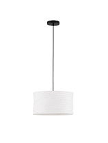 White Linen LED E27 1X12Watt 100-240Volt IP20 Bulb Excluded D:38 H:120 cm